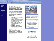 Tablet Screenshot of floridaangel.com